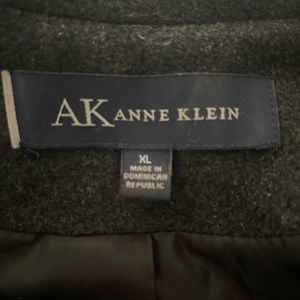 Macys - Beautiful dark gray Ann Klein coat with pockets.